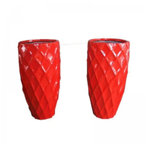 Fiberglas Planter anpassade FRP -blomkrukor