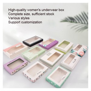 Anpassad fönsterpapper presentförpackning