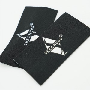 Partihandel plagg designer anpassade logotypkläder skjorta taggar plagg bomull märke etiketter klädvävd etikett miljövänlig