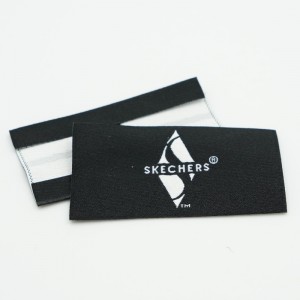 Partihandel plagg designer anpassade logotypkläder skjorta taggar plagg bomull märke etiketter klädvävd etikett miljövänlig