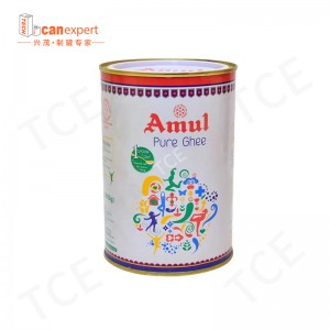Tce-Factory Supply Food Grade Metal Can Cmyk/PMS Color/prägling tinplattpulver mjölkburk