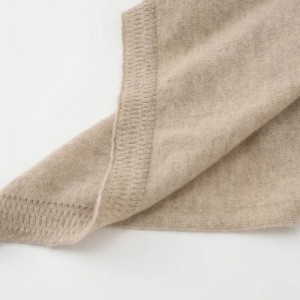 Tillverkare Ge damer med ärmar Knit Cashmere Poncho