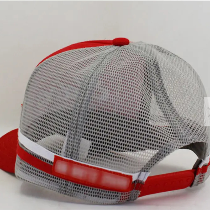 Anpassad 3D -broderi 5 paneler ut dörr baseball sport cap trucker cap mesh hatt