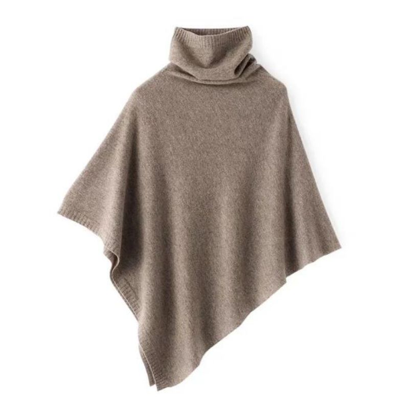 Luxury Mongoliet Real Pure 100% Cashmere Wool Cape tröja