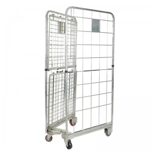 2 sidor fällbar rullbehållare