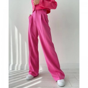 Europa och USA Summer Loose Thin Temperament Wide Leg Pants Fashion Versatile Casual Pants