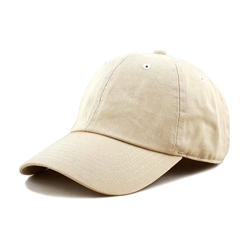 Baseball pappa hatt kvinnor män tomt tvättade låg profil bomull och denim upf 50+löpande golf cap hatt