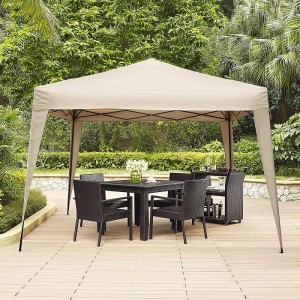 Crosley Furniture Hampton Collapsible Outdoor Gazebo, 10 \\\\ \'x 10 \\\\\' - Tan Tan