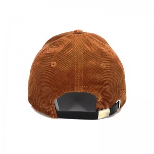 Anpassad broderad anpassad broderad corduroy hatt med läderrem tillbaka, corduroy snapback hatt/cap grossisthatt med läderrem tillbaka, corduroy snapback hatt/cap grossist
