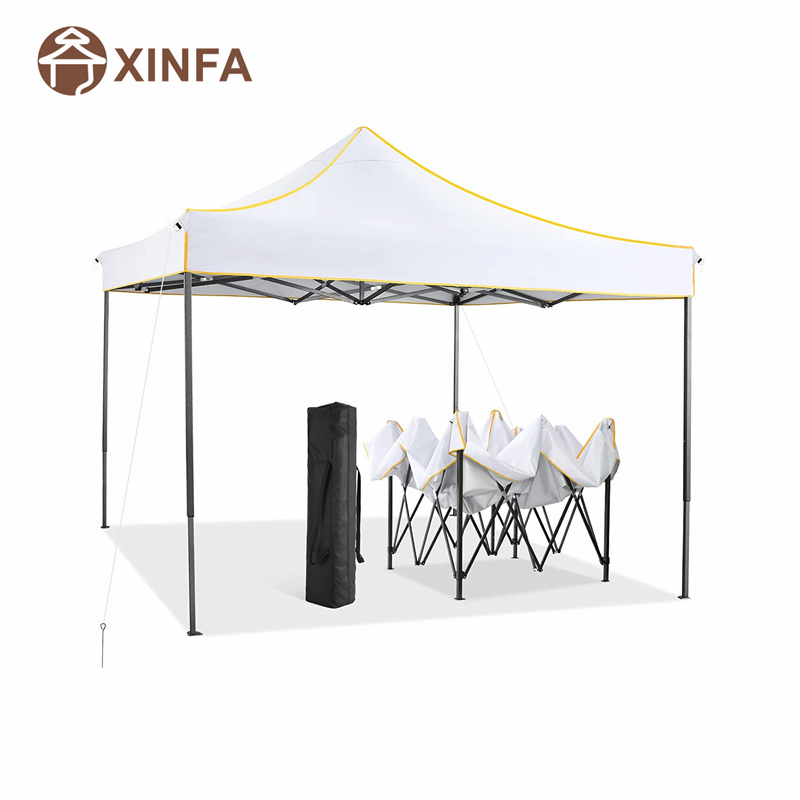 10x 10 POP UP CAPOPY Tält Commercial Instant Gazebo Waterproof Canopy Tält för fester Camping White