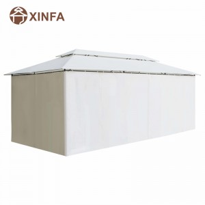 Luxury Garden Canopy Cover Backyard Gazebo Outdoor With Rot Aluminium Proof Gardin