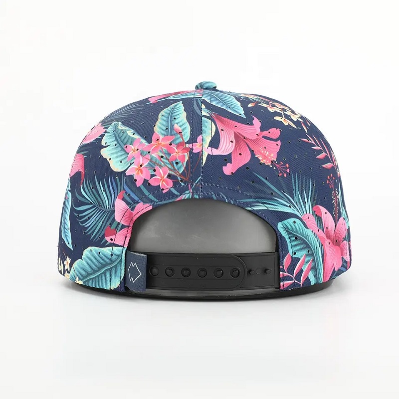 OEM Custom Design Your Logo High Quality 5 Panel Flat Brim All Over SubliMation Printing Hip Hop Gorras Snapback Cap and Hat