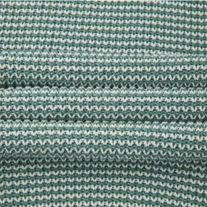 Men\'s Mix Color Sticked Pullover Crewneck långärmad tröja