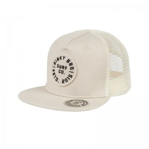 sommar spädbarn baby snapback cap småbarn ungdom snapback hatt anpassad broderad patch mesh cream barn barn trucker hatt mössor