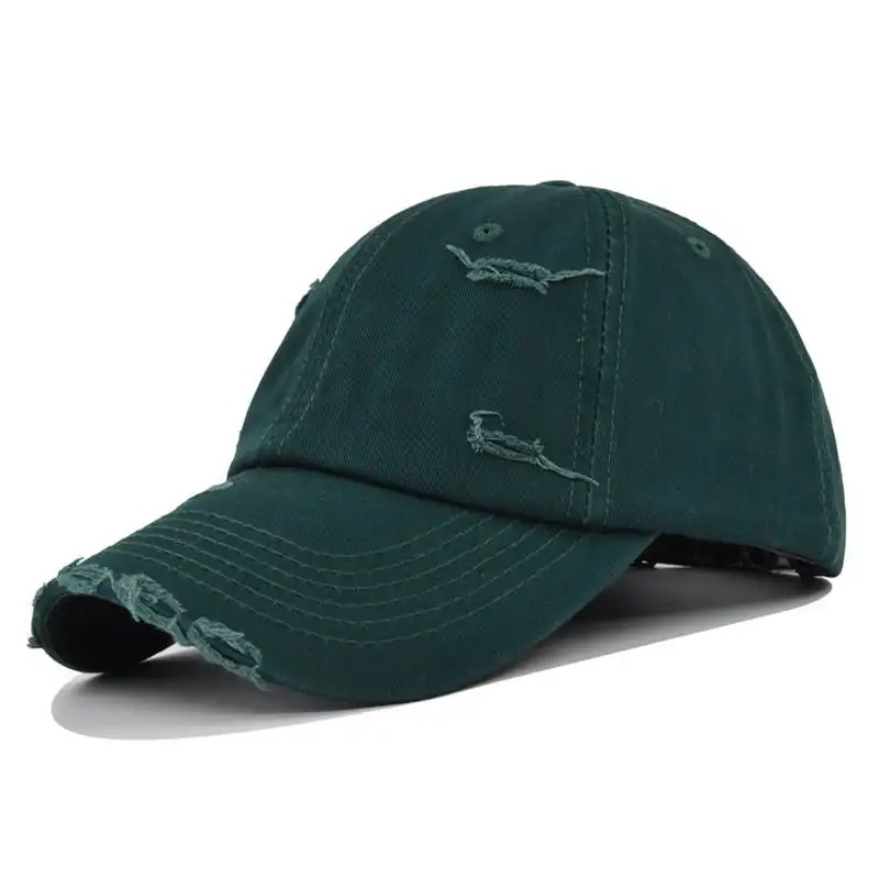 2023 Ny stil Färgglad anpassad logotyp Bomull Vintage Baseball Cap Ejressed Dad Hat