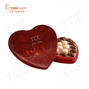 Anpassad kakor tenn burk caned mat tennförpackning metalllådor präglade kakor tennburkar