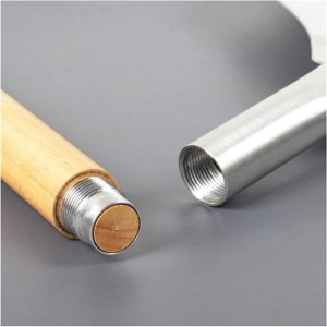 Varmt försäljning avtagbart handtag aluminiumpizza peel spade med trähandtag pizza peel