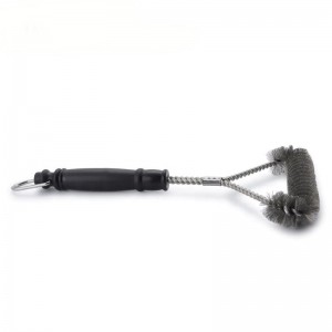 Pizza Oven BBQ Grill rostfritt stål pensel rostfritt stål borst med plasthandtag