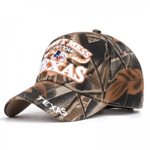 Partihandel Texas Flag Tourist Ranger Safari Camo Tactical Camouflage Snapback Baseball Caps för utomhusfiske camping