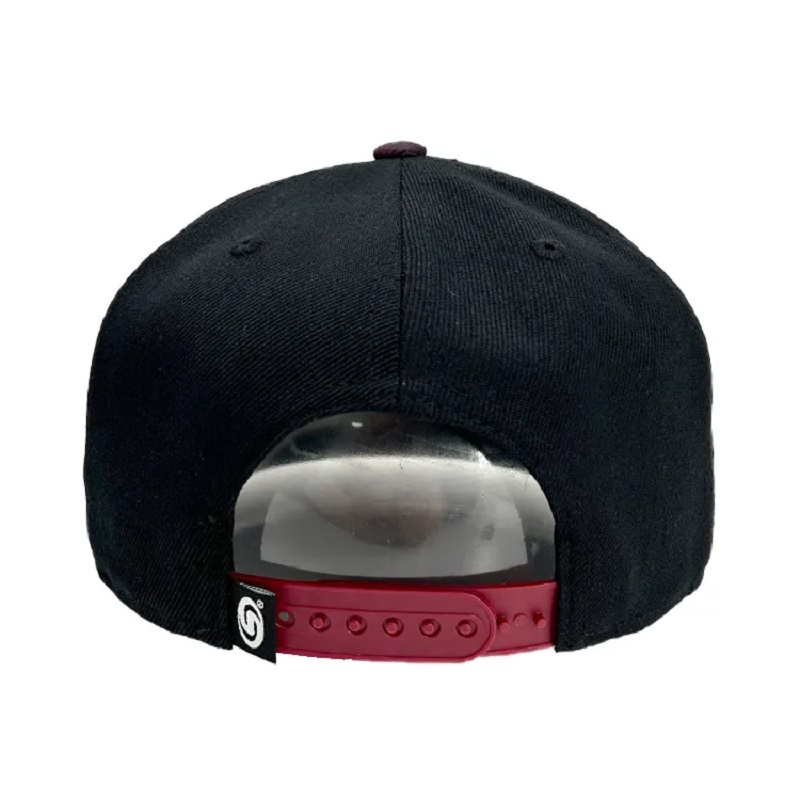 sublimering modetryck 6 panel snapback cap med högkvalitativt polyestertyg