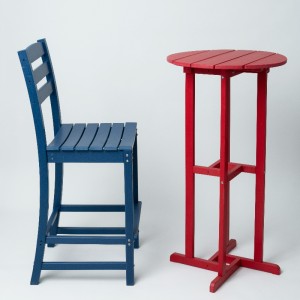 Runda bord för utomhus