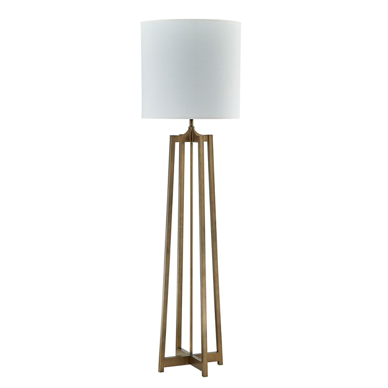 Hyatt Hotel Soffa bredvid golvlampa med antik guldfinish på gästrummet