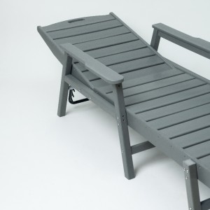 Utomhus uteplats chaise lounge stol