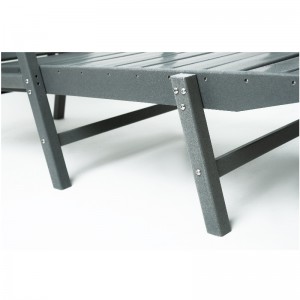 Utomhus uteplats chaise lounge stol