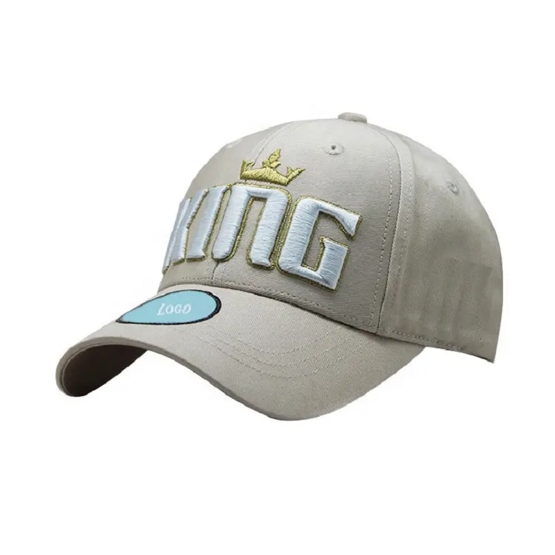 Professionell specialanpassad BCI Organic Cotton Twill 6 Panel Strukturerad sportbaseballmössa och hatt med 3D -logotyp