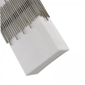 Hospitality Hotel Wall Sconce med antik Siliver finish och rektangulär akrylskugga på hotellet typiskt rum