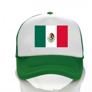 Baseballmössa mexico flagga tryck pappa hatt kvinnor män snapback mode hip hop resor och fritid utomhus sport trucker hatt
