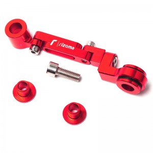 Motorcykeltillbehör Modifierad bromshorn oljekoppfäste Aluminiumlegering CNC Multi-vinkel övre pumpoljepanna