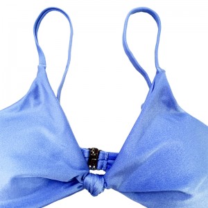 Fast färg sexig rygglös baddräkter