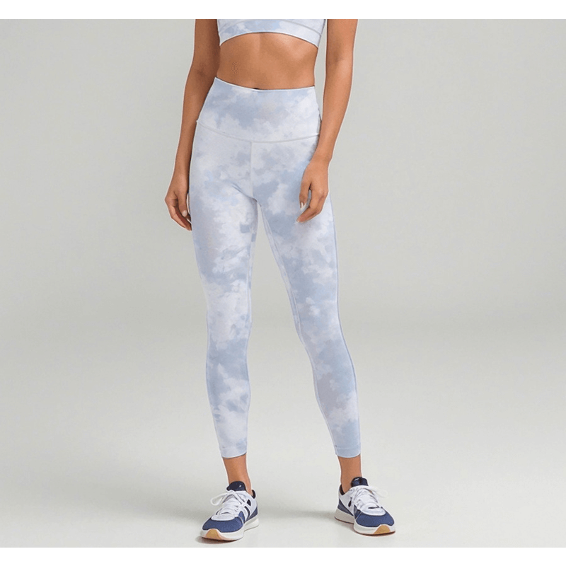 Tie-Dye Print Hip Lift Yoga Pants