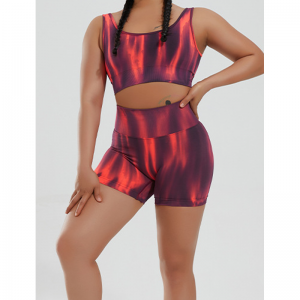 Snabbt torr gradient sömlös yogasats