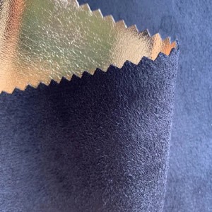 Metalliskt läder PU