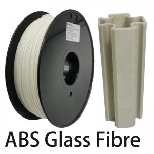 ABS -glasfiber 3D -skrivare 1,75 mm ABS -fiberfilament för 3D -skrivare