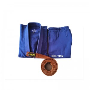 Partihandel BJJ GIS -bälte Anpassad 100% bomullskonstsport Grå vit BJJ -bälte