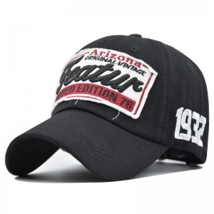 Unisex justerbar bomull Anpassad 6 -panelmonterade baseballmössa hattar med anpassad broderi logotyp