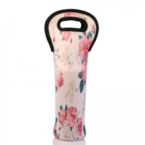 2023 Sublimation Neopren Champagne Cooler Single Red Wine Tote Bag Hot Water Bottle Holders