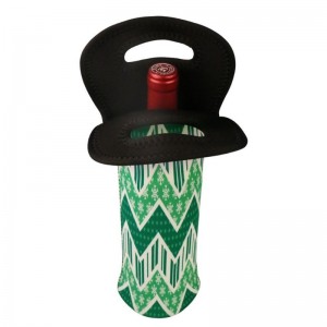 2023 Sublimation Neopren Champagne Cooler Single Red Wine Tote Bag Hot Water Bottle Holders
