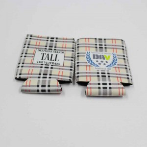 Tillverkad i China Custom Logo Isolated Neoprene Stubby Slim Beer Sleeve 12oz Can Cooler Coozies