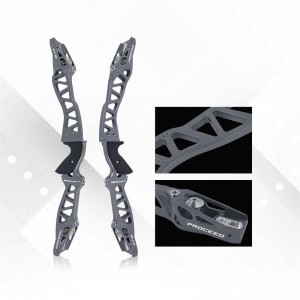 ET-12 25 tum grå färg RH ILF Recurve Bow Risers