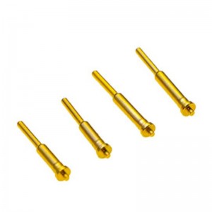 Mässingskontaktstift Spring Pogo Pin för elektronisk produkt