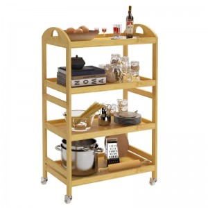 Rolling Multiple Storage Management Vehicle är hållbart och lätt att flytta bambuagringsbil