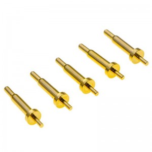 Mässingskontaktstift anpassade pogo -stift hög kvalitet för konsumentelektronik