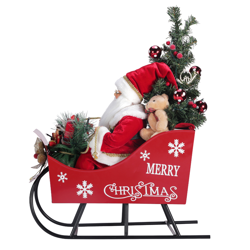 TM-95113 50*27*60 Santa Claus With Sleidge