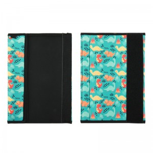 Natucare barn reflekterandeneopren bomulls säkerhetsbälte täcker svart tvättbar