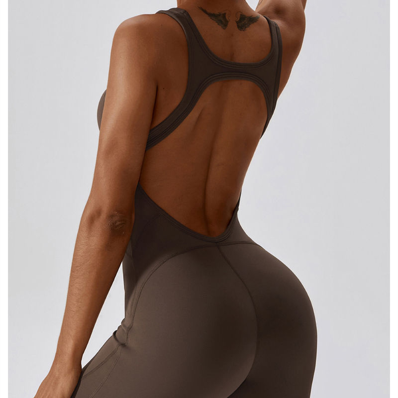 Högkvalitativ träningsträning sätter yoga fitness wear jumpsuits for women one bitar sömlös yoga sätter bodysuit