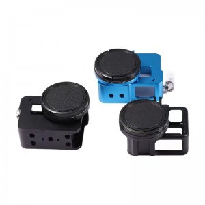 6061 Aluminiumlegering Action Camera Housing CNC bearbetning Anpassad ytanodisering